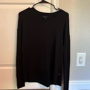 Athleta Coaster Luxe Sweatshirt Black XS